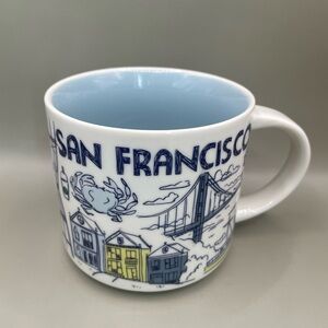 Starbucks SAN FRANCISCO Coffee Tea 14 Fl Oz Mug 2018 Been There Series